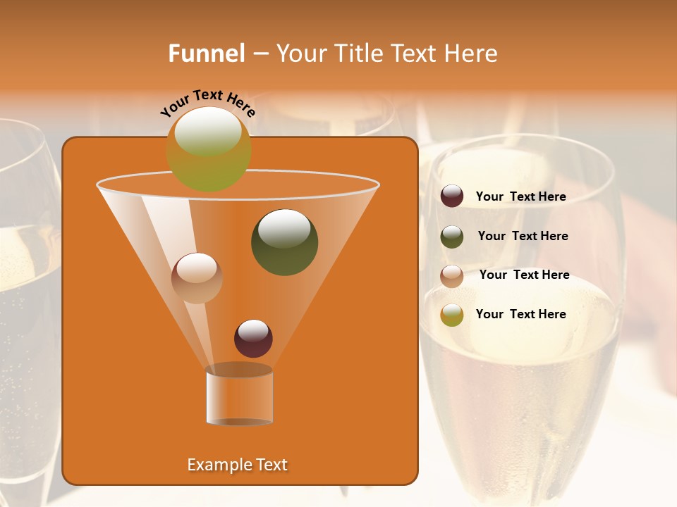 Glamour Glass Refreshment PowerPoint Template