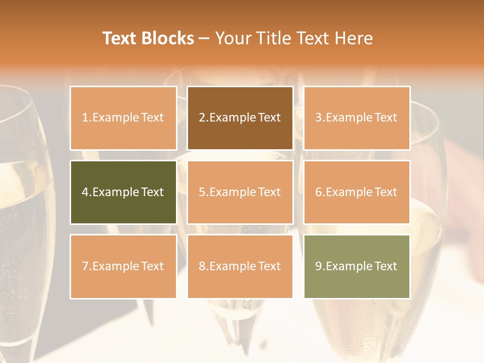 Glamour Glass Refreshment PowerPoint Template