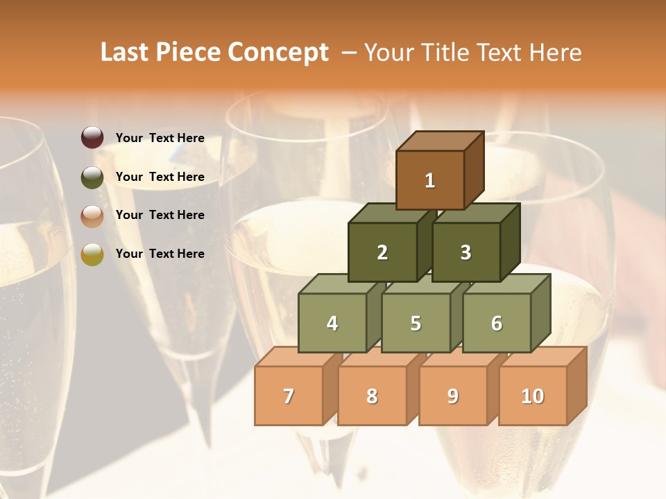 Glamour Glass Refreshment PowerPoint Template