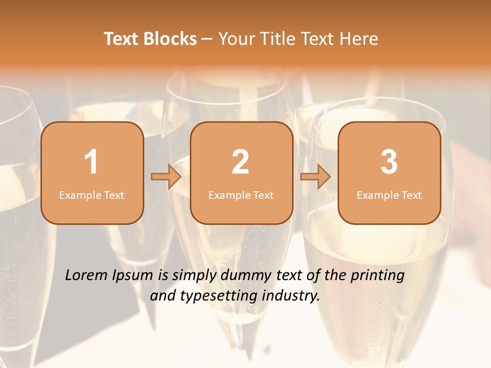 Glamour Glass Refreshment PowerPoint Template