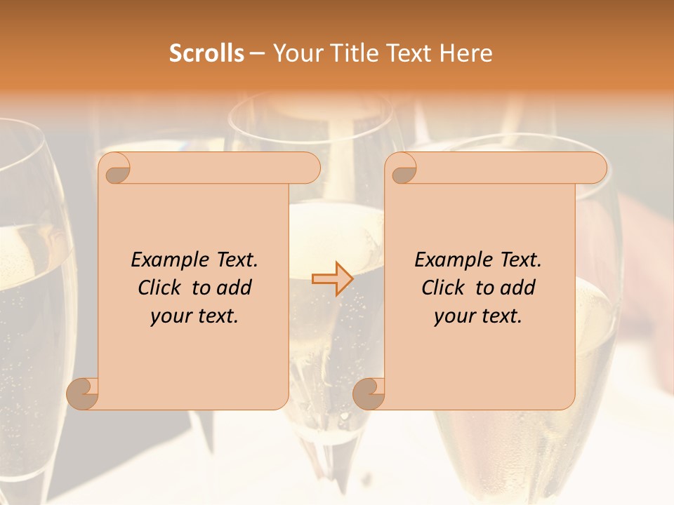 Glamour Glass Refreshment PowerPoint Template