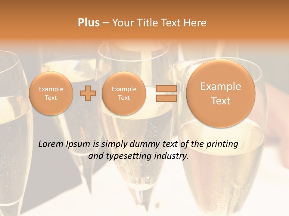 Glamour Glass Refreshment PowerPoint Template