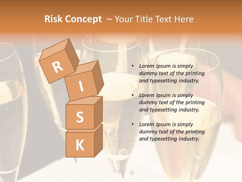 Glamour Glass Refreshment PowerPoint Template