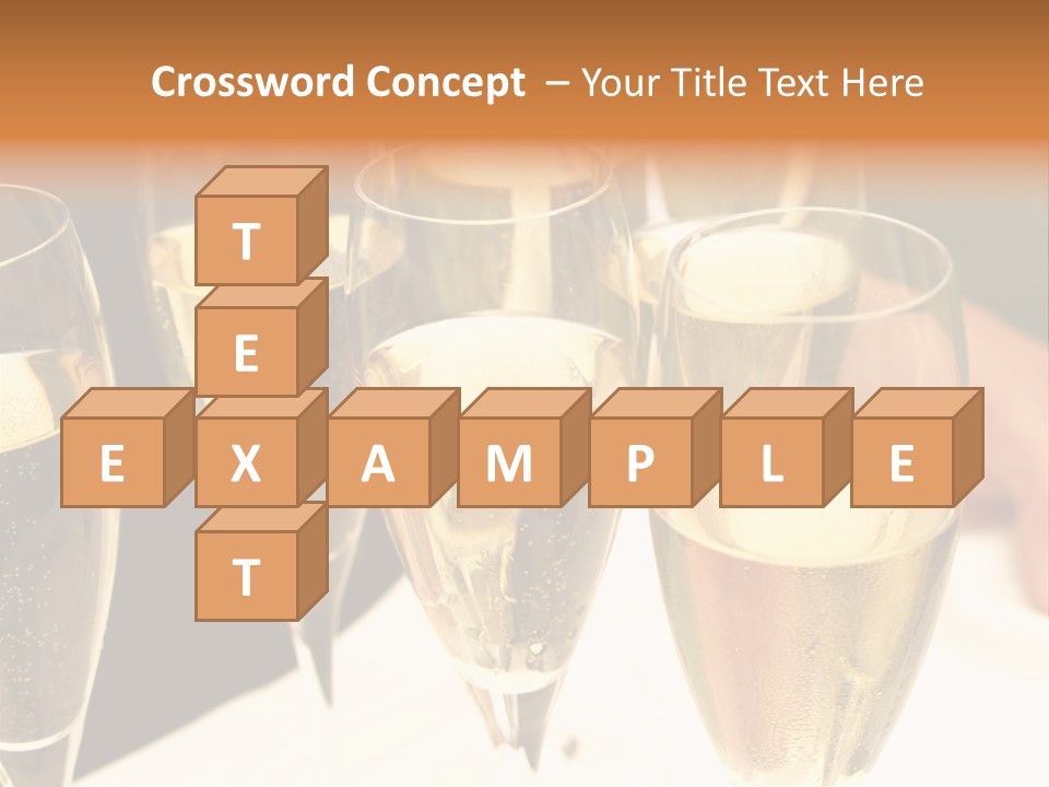 Glamour Glass Refreshment PowerPoint Template