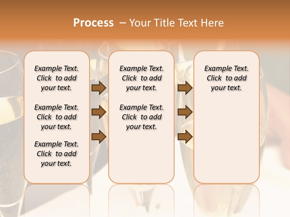 Glamour Glass Refreshment PowerPoint Template