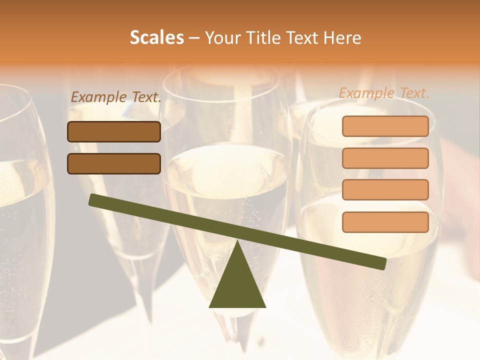 Glamour Glass Refreshment PowerPoint Template
