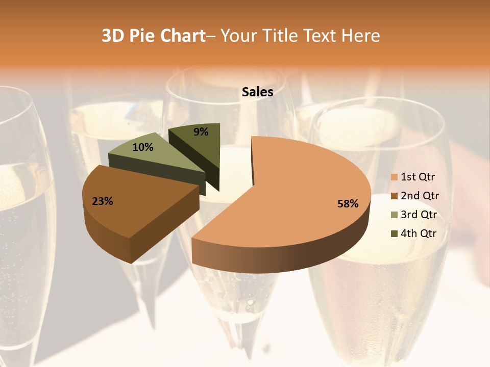 Glamour Glass Refreshment PowerPoint Template