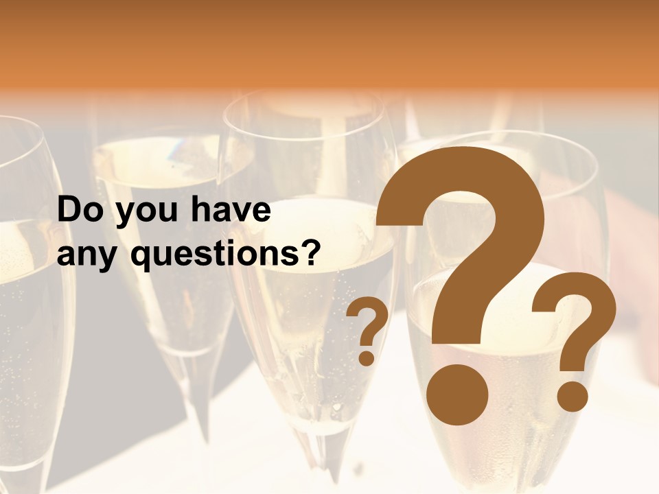 Glamour Glass Refreshment PowerPoint Template