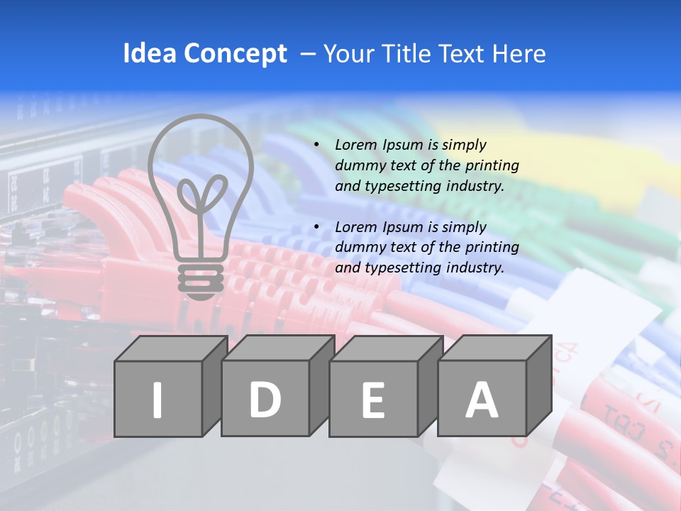 Computer Networking Isolation PowerPoint Template