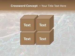 Coastal Life Tarpon Springs Fishing Net PowerPoint Template