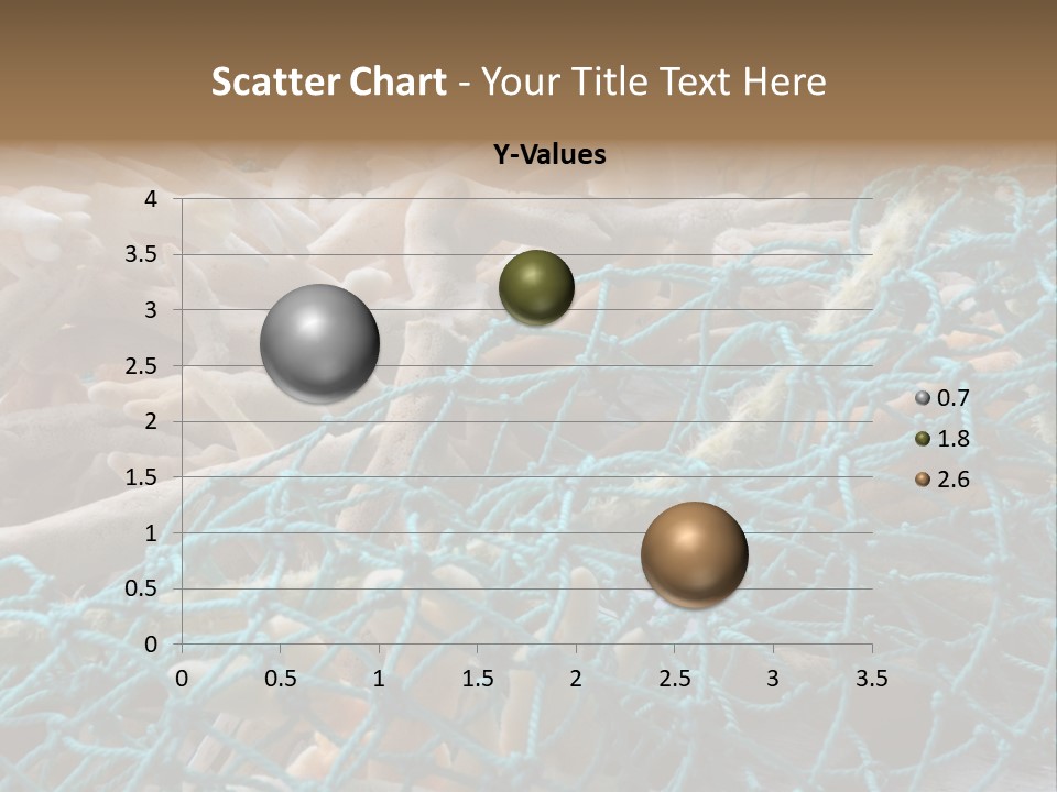 Coastal Life Tarpon Springs Fishing Net PowerPoint Template