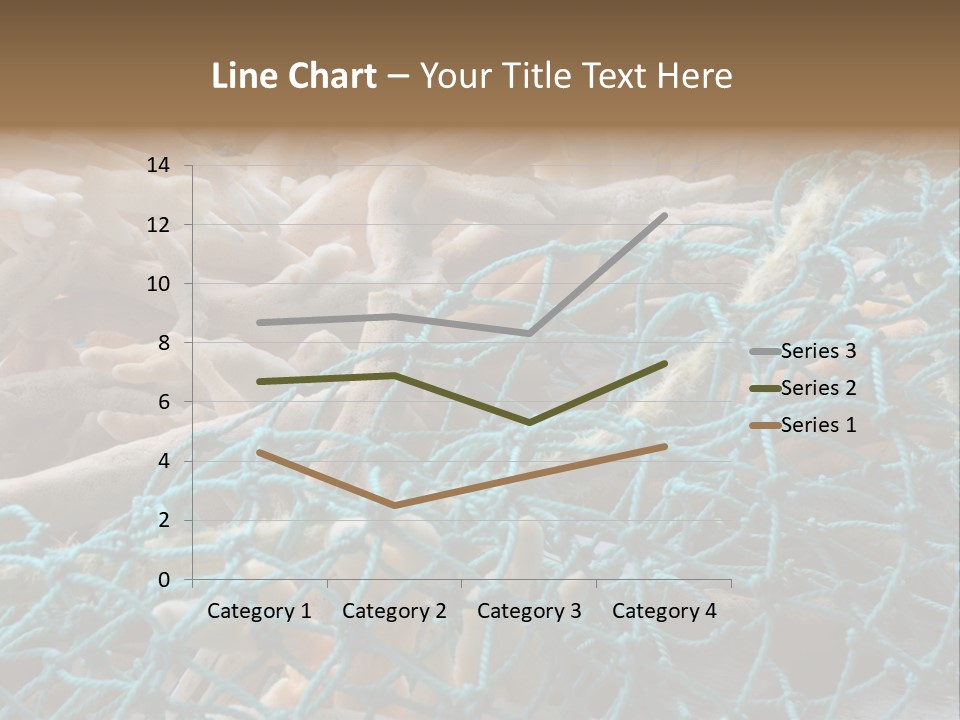 Coastal Life Tarpon Springs Fishing Net PowerPoint Template