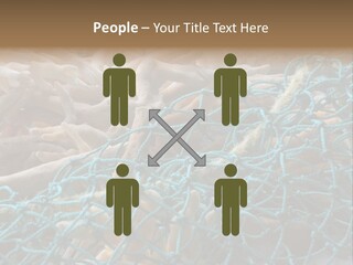 Coastal Life Tarpon Springs Fishing Net PowerPoint Template