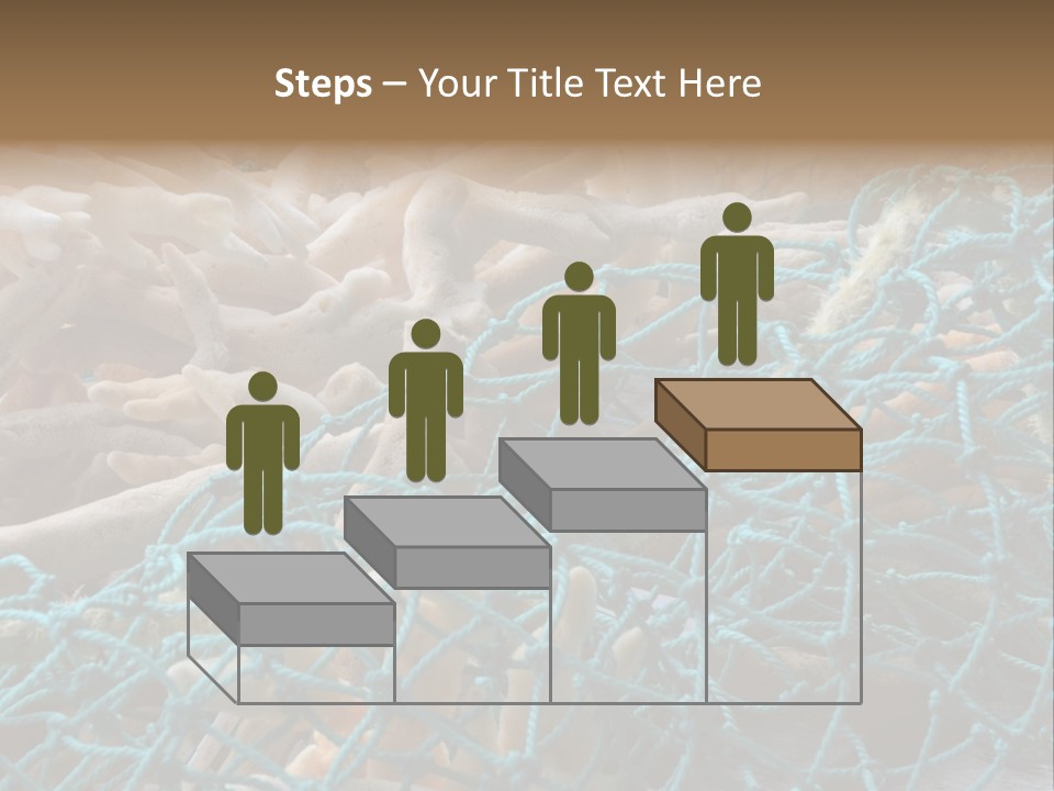 Coastal Life Tarpon Springs Fishing Net PowerPoint Template