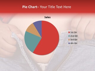 Belly Button Tummy Eating PowerPoint Template