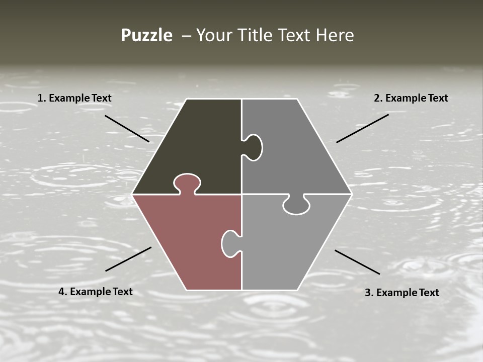 Tranquil Drop Light PowerPoint Template