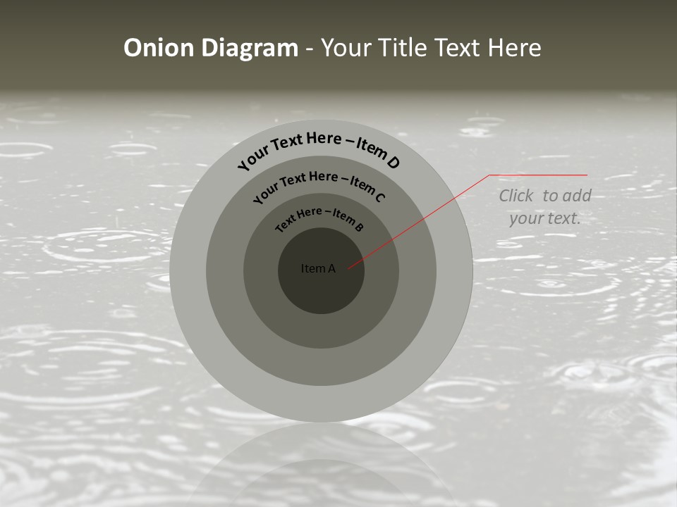 Tranquil Drop Light PowerPoint Template