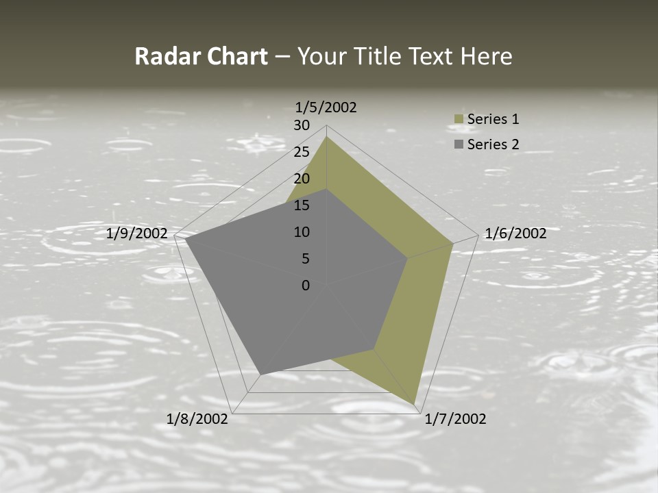 Tranquil Drop Light PowerPoint Template