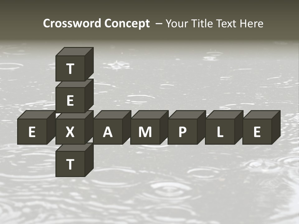 Tranquil Drop Light PowerPoint Template