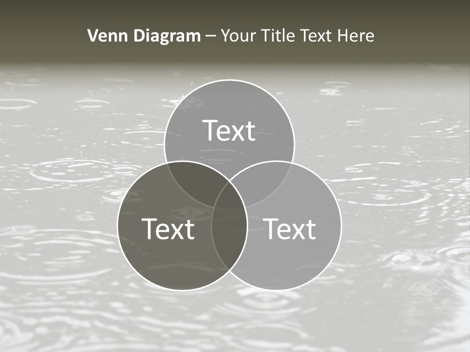 Tranquil Drop Light PowerPoint Template