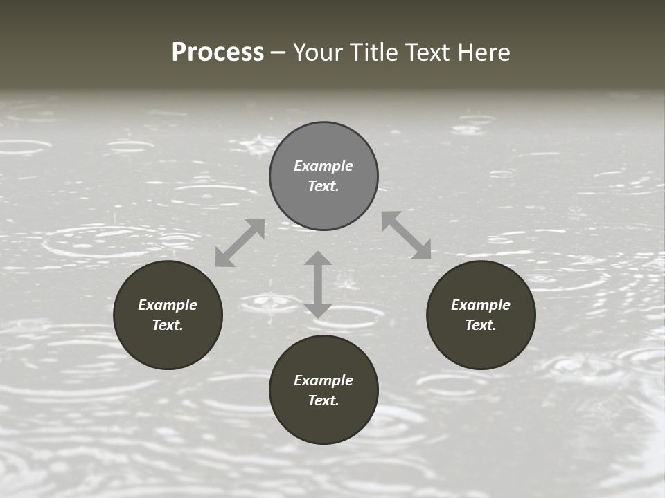 Tranquil Drop Light PowerPoint Template