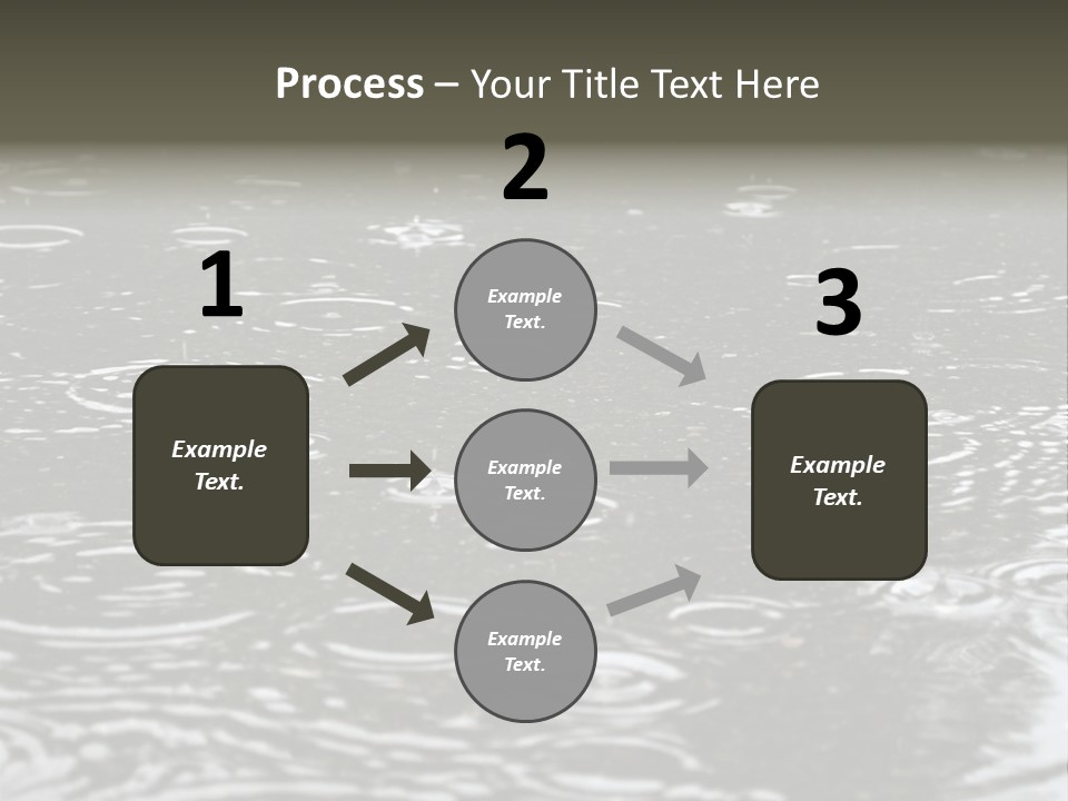 Tranquil Drop Light PowerPoint Template