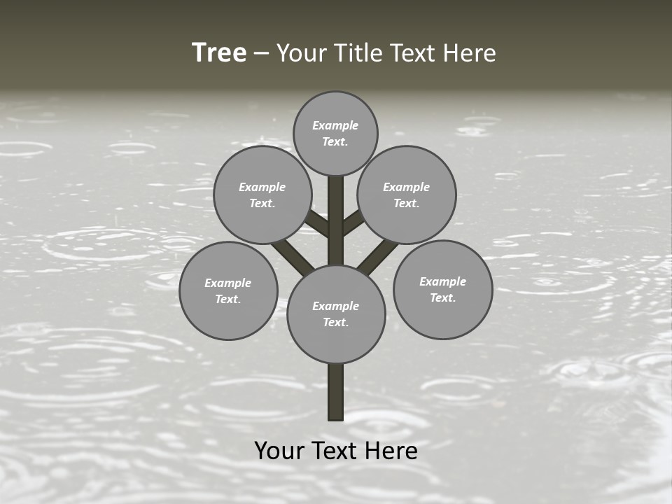 Tranquil Drop Light PowerPoint Template