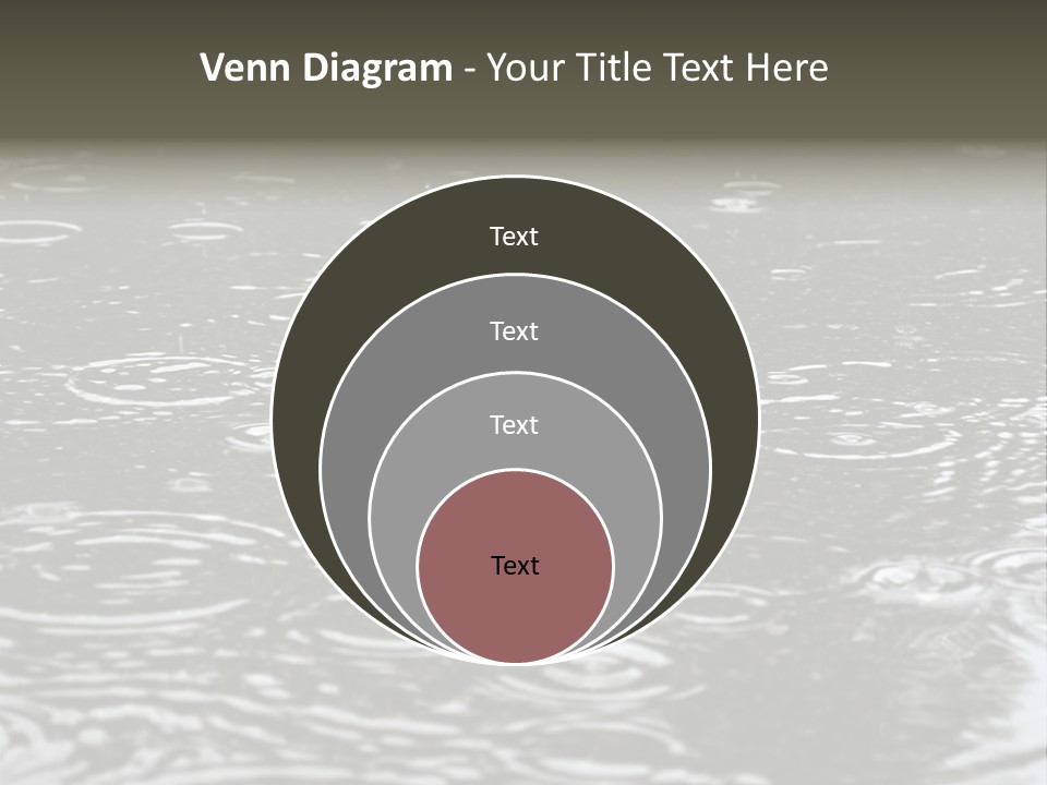 Tranquil Drop Light PowerPoint Template