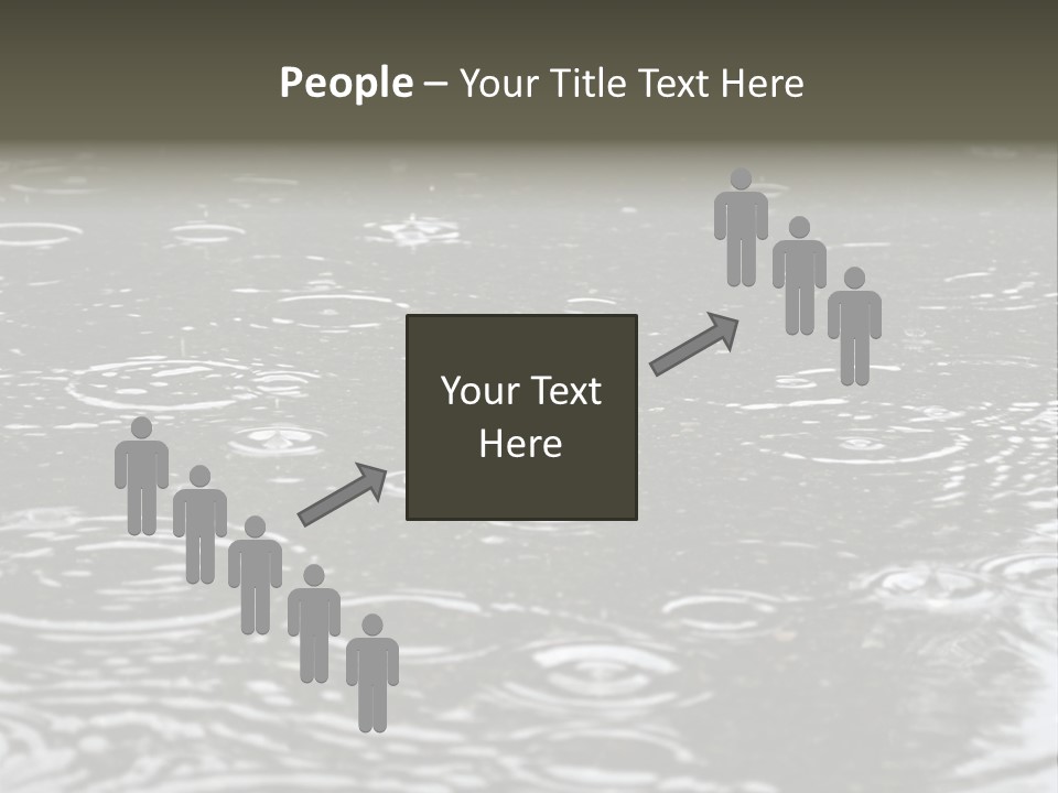 Tranquil Drop Light PowerPoint Template