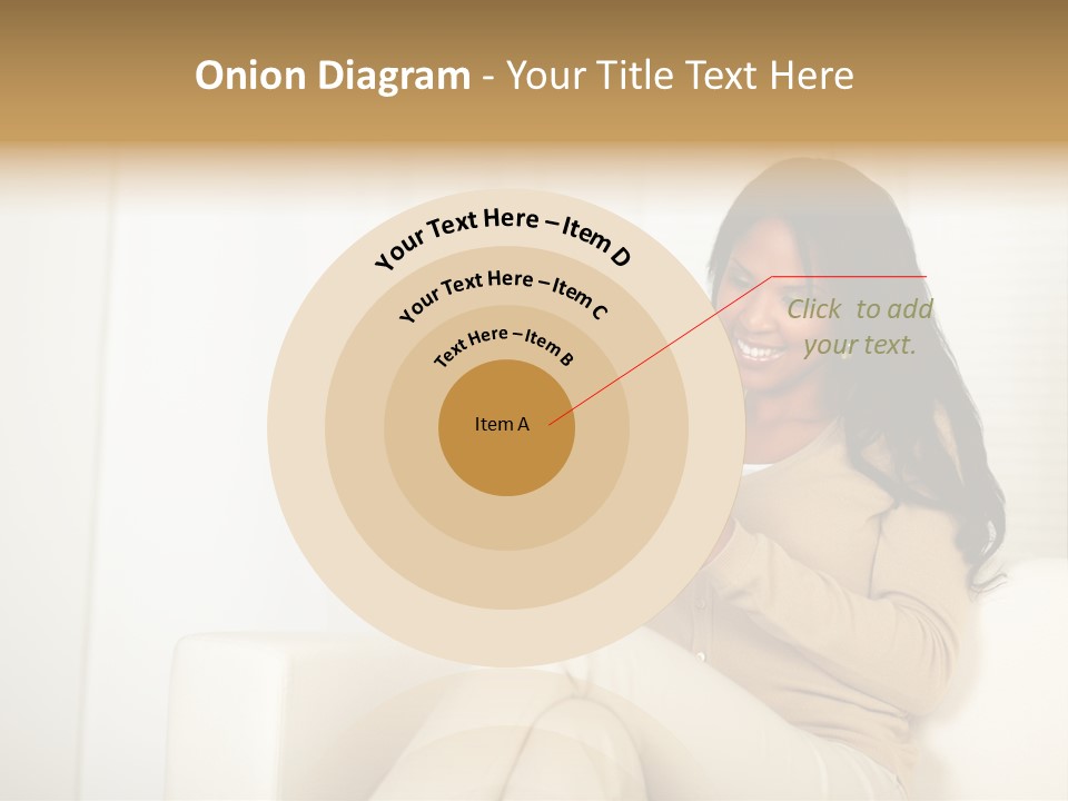 Reading Girl Peace PowerPoint Template