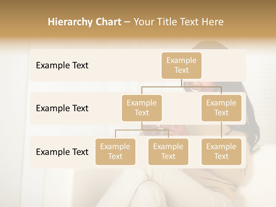 Reading Girl Peace PowerPoint Template