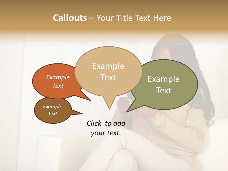 Reading Girl Peace PowerPoint Template