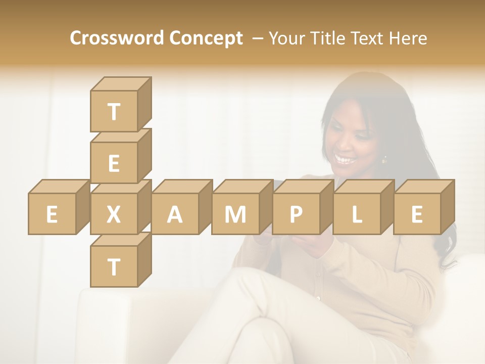 Reading Girl Peace PowerPoint Template