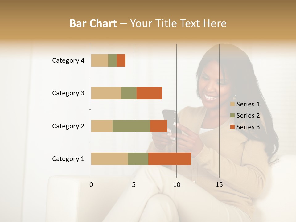 Reading Girl Peace PowerPoint Template