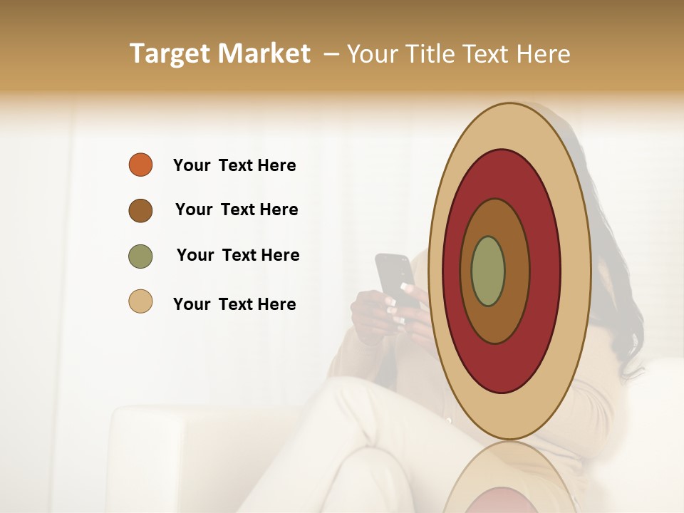 Reading Girl Peace PowerPoint Template