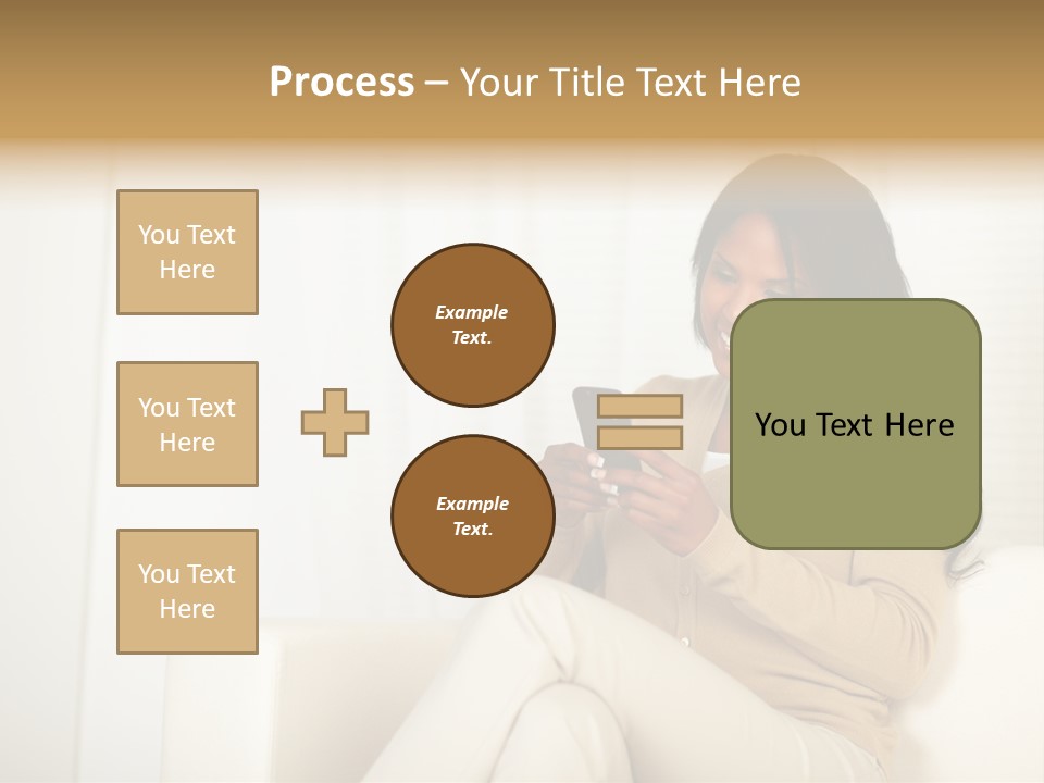 Reading Girl Peace PowerPoint Template