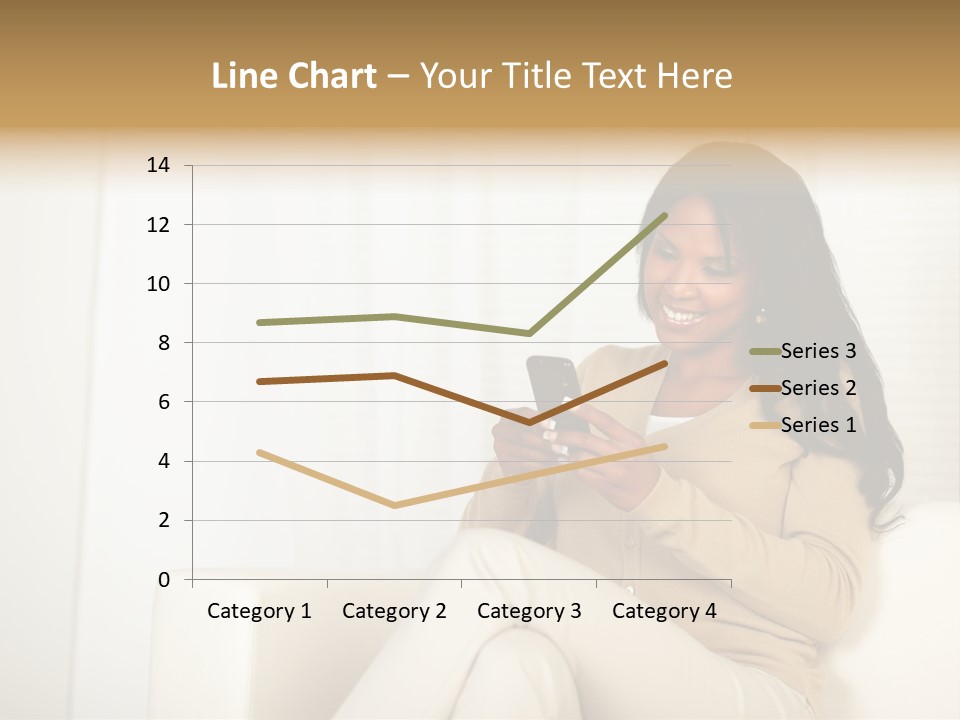 Reading Girl Peace PowerPoint Template