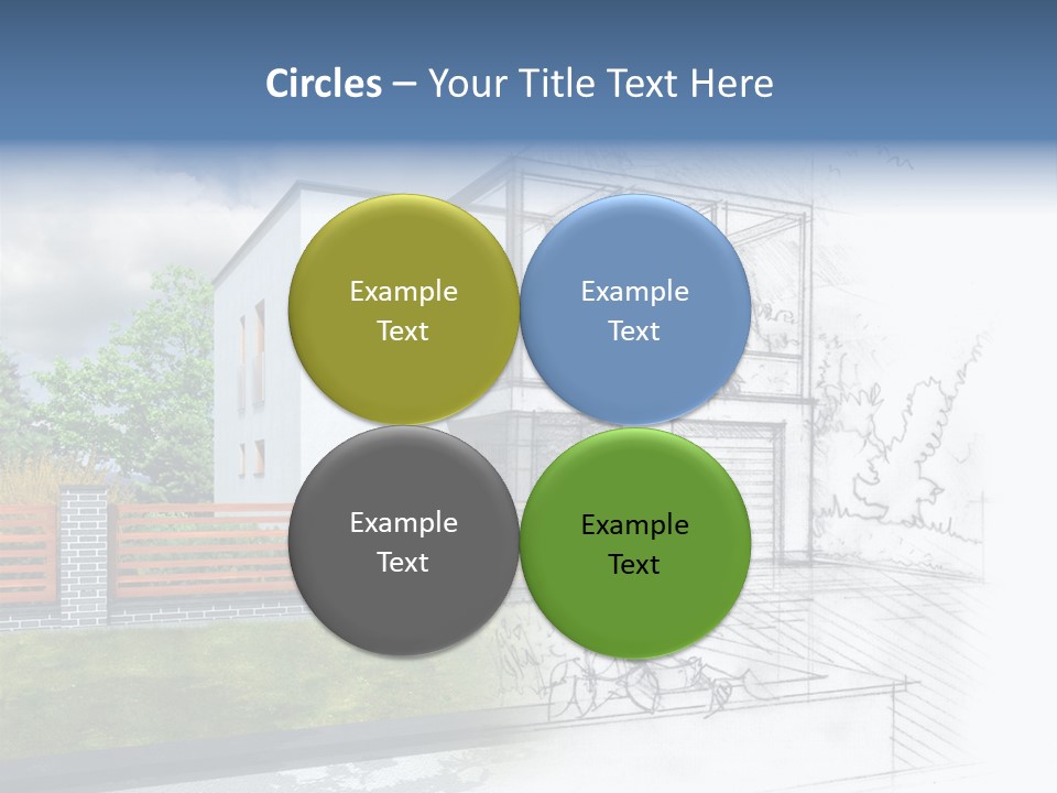 Buy House Outline PowerPoint Template