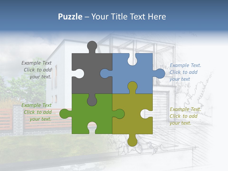 Buy House Outline PowerPoint Template