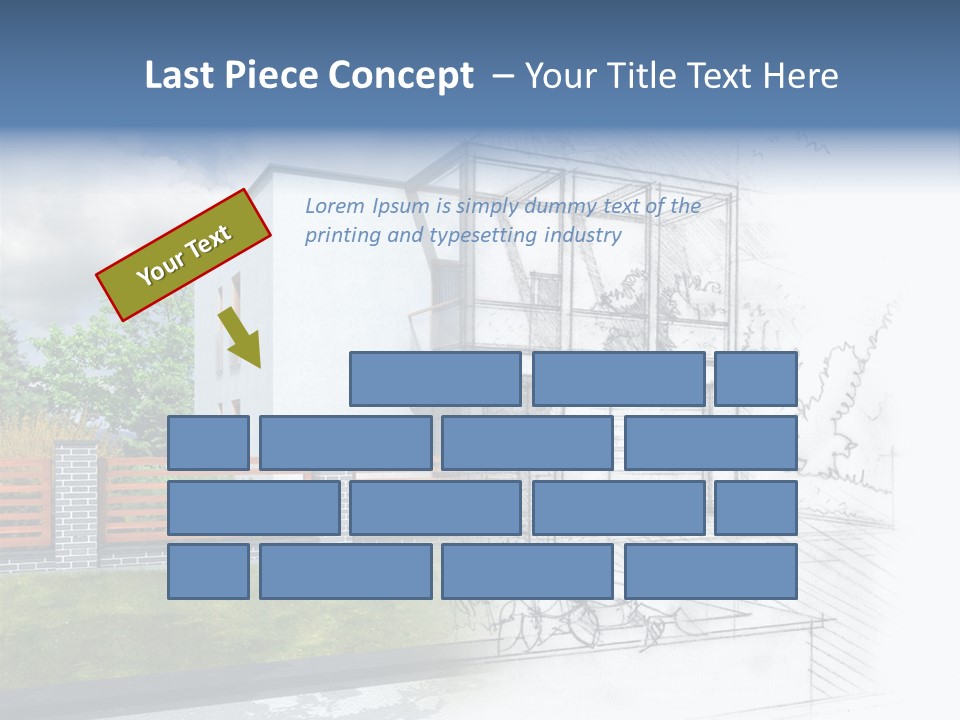 Buy House Outline PowerPoint Template