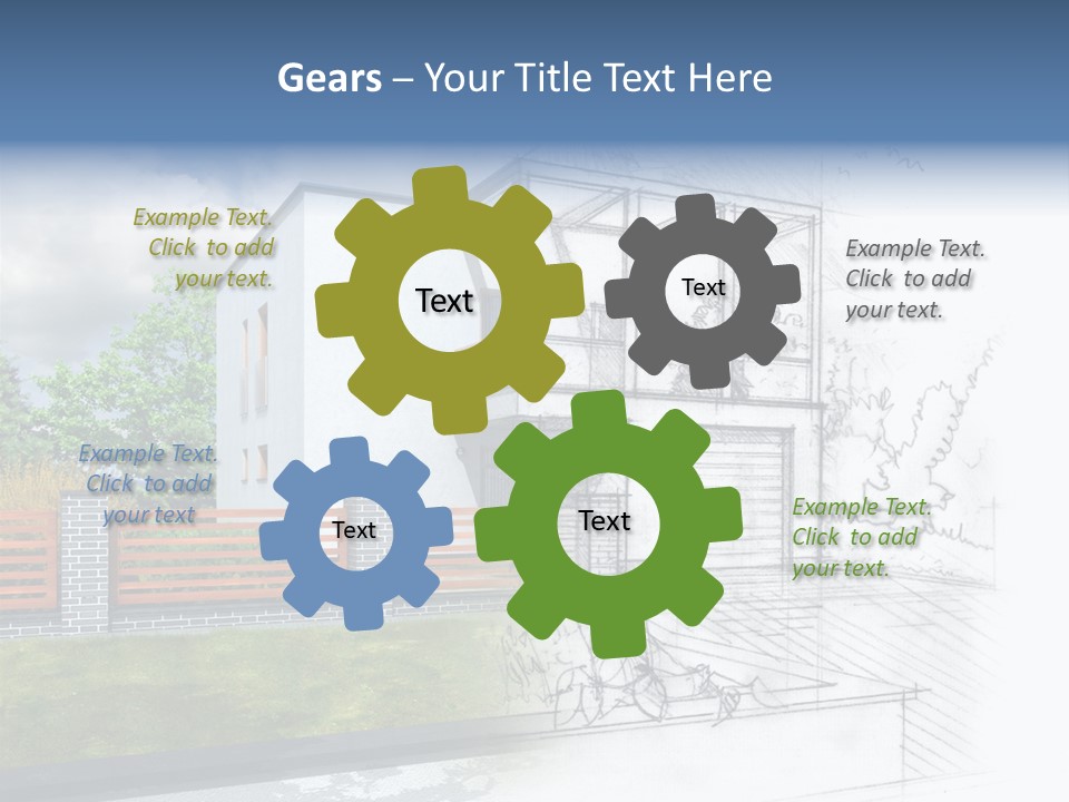 Buy House Outline PowerPoint Template