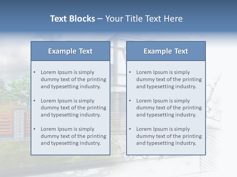Buy House Outline PowerPoint Template