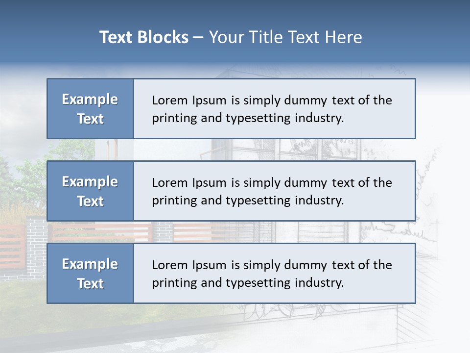 Buy House Outline PowerPoint Template