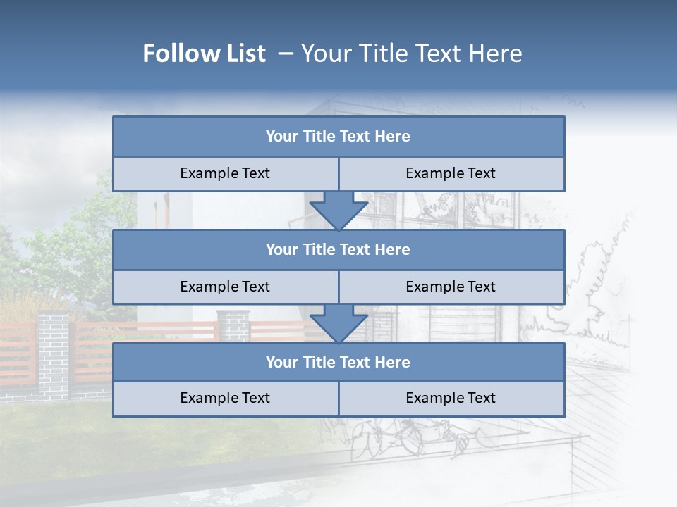 Buy House Outline PowerPoint Template