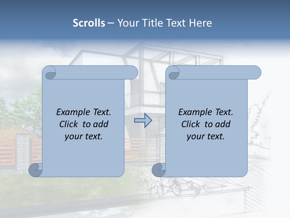 Buy House Outline PowerPoint Template