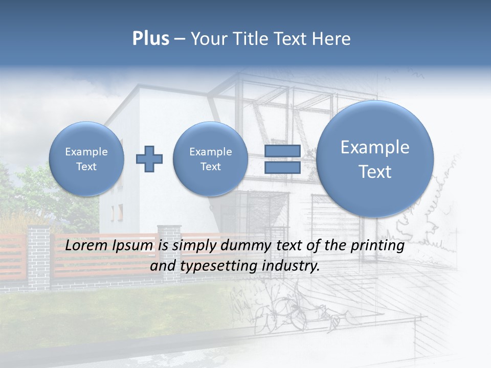 Buy House Outline PowerPoint Template