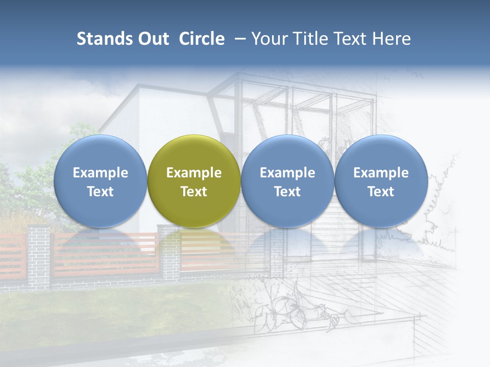 Buy House Outline PowerPoint Template