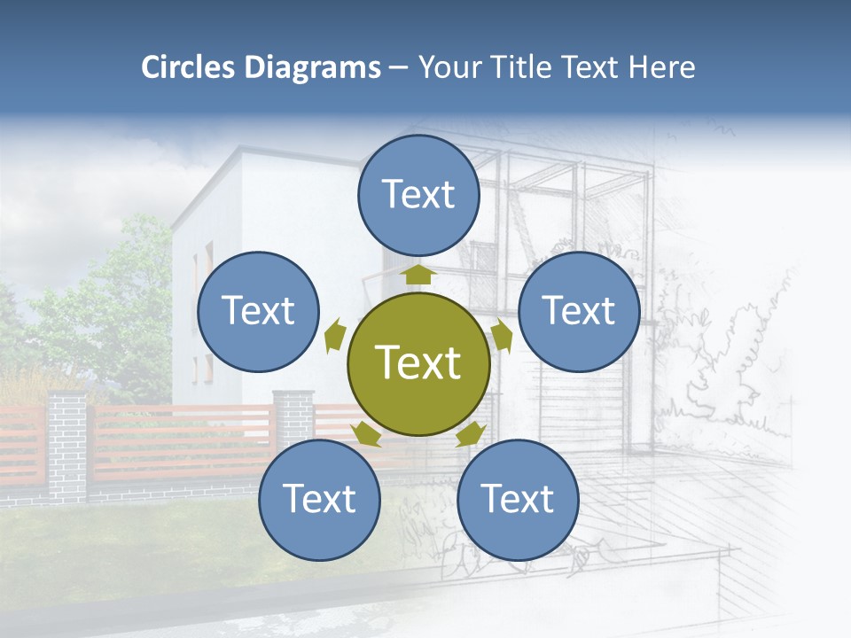 Buy House Outline PowerPoint Template