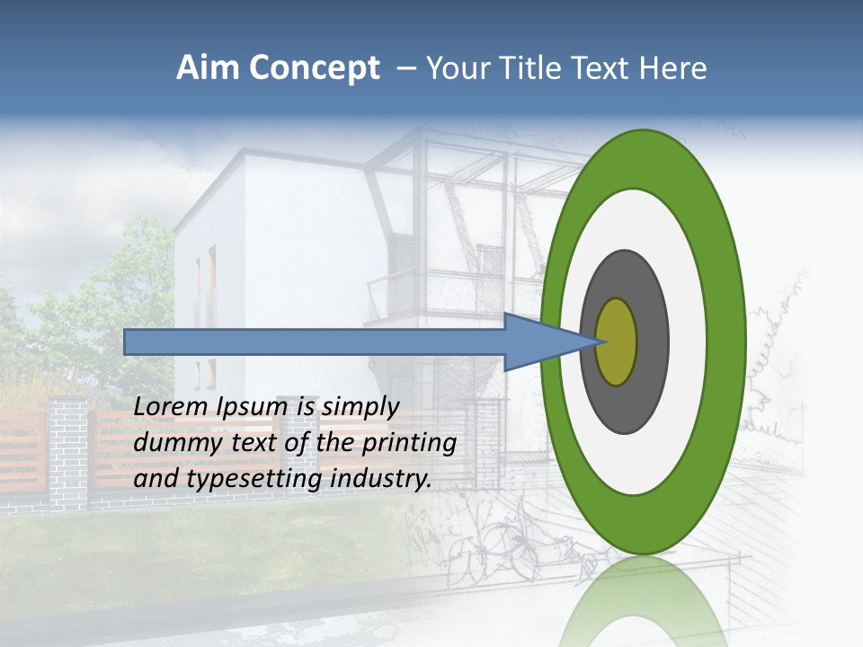 Buy House Outline PowerPoint Template