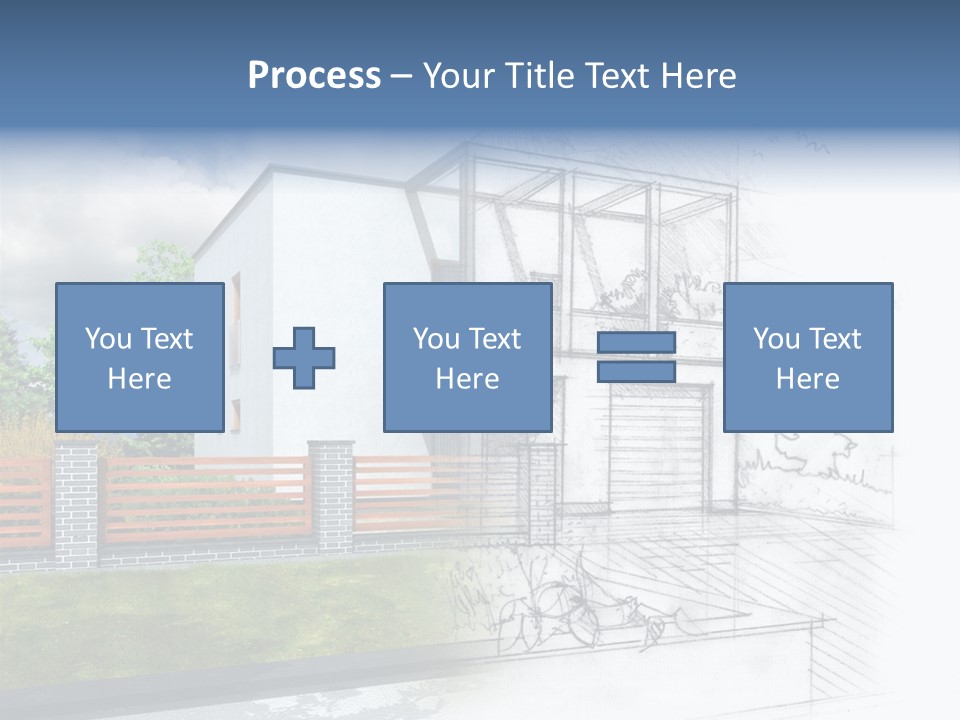 Buy House Outline PowerPoint Template